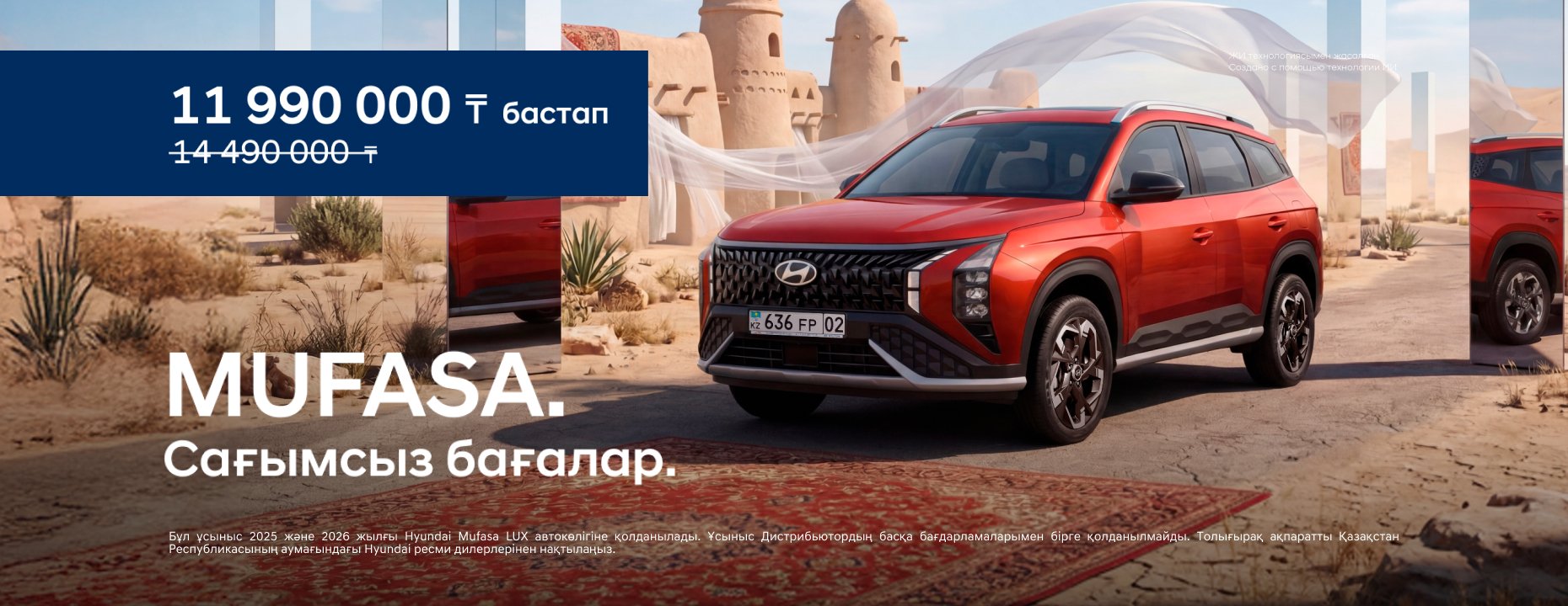 Mufasa. Цены без миражей kz